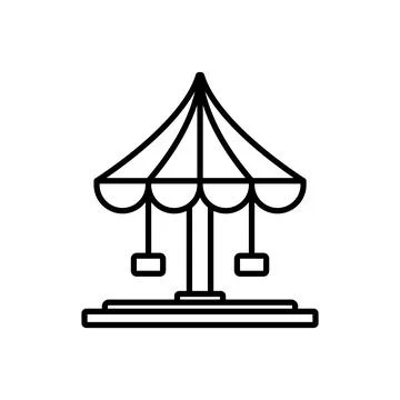 Icon carousel vector Stock Illustration