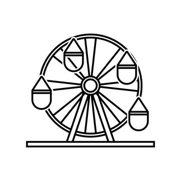 Icon carousel vector Stock Illustration