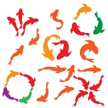 Icon carp Stock Illustration