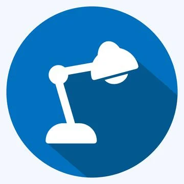 Icon Case Study. suitable for IT Services symbol. long shadow style. simple d Stock Illustration