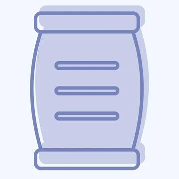Icon Cement. related to Building Material symbol. two tone style. simple de.. Ilustración de archivo