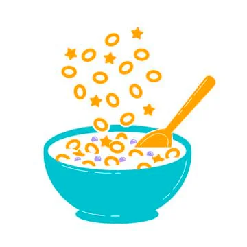 Icon Cereal Day Stock Illustration
