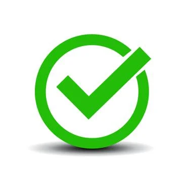 Icon of check box Stock Illustration