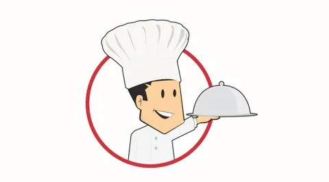 Icon of a Chef Stock Illustration
