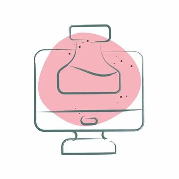 Icon Chemistry Tutorial. related to Learning symbol. Color Spot Style. simp.. Stock Illustration