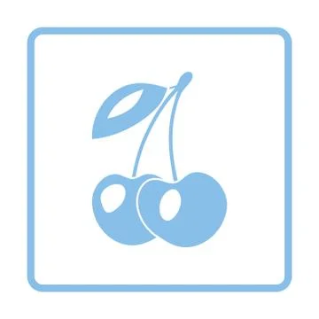 Icon of Cherry Stock Illustration