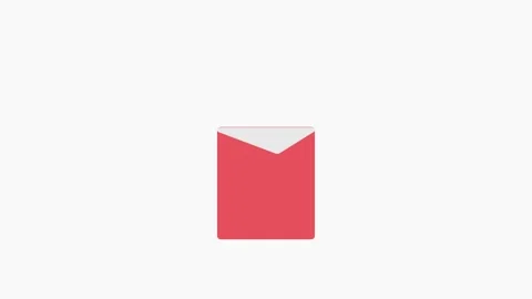 Icon of a chocolate bar wrapped in a bright red wrapper, symbolizing a swee.. Stock Footage 333572012