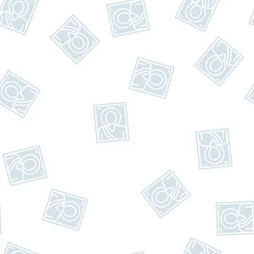 Icon christianity glyph seamless pattern Stock Illustration
