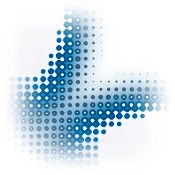 Icon circles dynamic texture Illustrazione stock