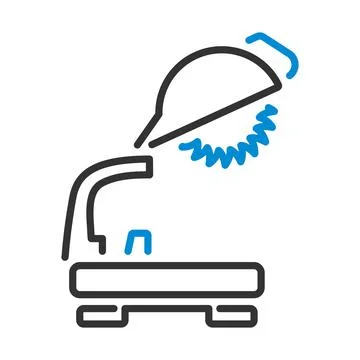 Icon Of Circular End Saw Illustration