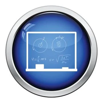 Icon of Classroom blackboard Stock Illustration