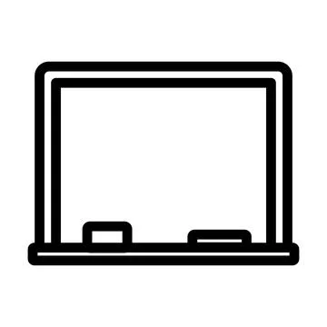 Icon Of Classroom Blackboard 스톡 일러스트
