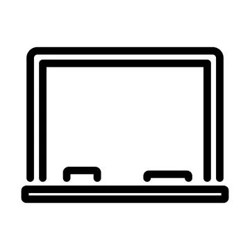 Icon Of Classroom Blackboard 스톡 일러스트