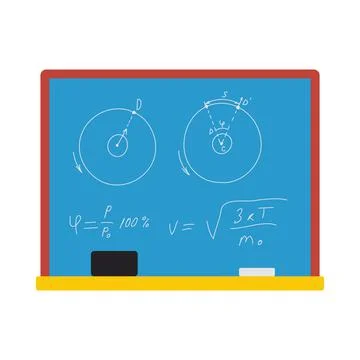 Icon Of Classroom Blackboard 스톡 일러스트