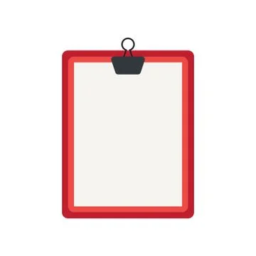 Icon clipboard checklist or document with checkmark with text in flat style Ilustración de archivo