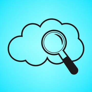Icon Cloud Stock Illustration