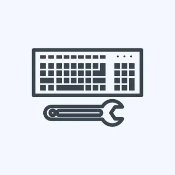 Icon Code Engineering. suitable for data analytics symbol. line style. simple イラスト素材