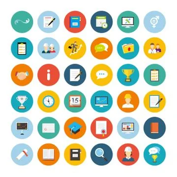 Icon Collection Stock Illustration