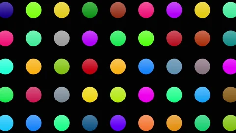 Icon Colorful Symbol loop simple pattern design wallpaper  G0 B-S soz base maru Vídeos de archivo 139756360