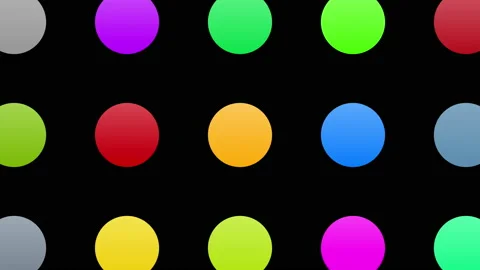 Icon Colorful Symbol loop simple pattern design wallpaper  G0 C-L soz base maru Vídeos de archivo 139760706