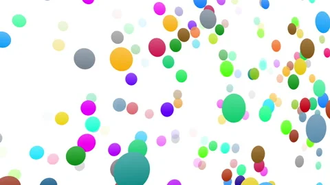 Icon Colorful Symbol loop simple pattern design S1 N-L base maru white Stock Footage 140377244