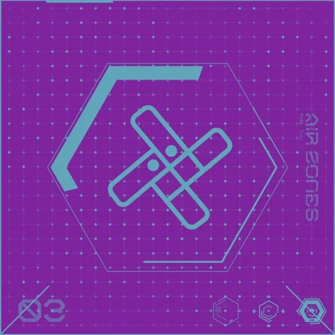 Icon Colour Dot Grid Panel 03 Stock Footage 294040382