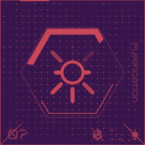 Icon Colour Dot Grid Panel 07 Stock Footage 294040400