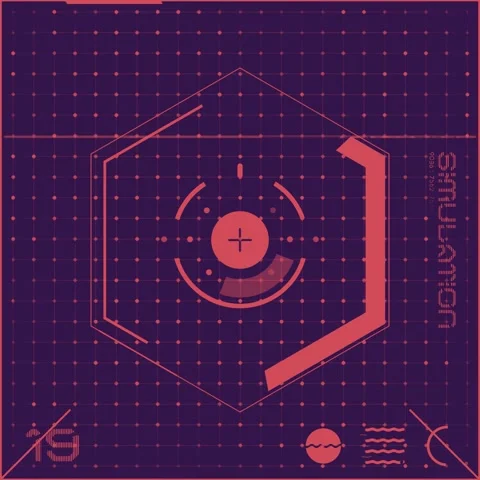 Icon Colour Dot Grid Panel 19 Stock Footage 294040440