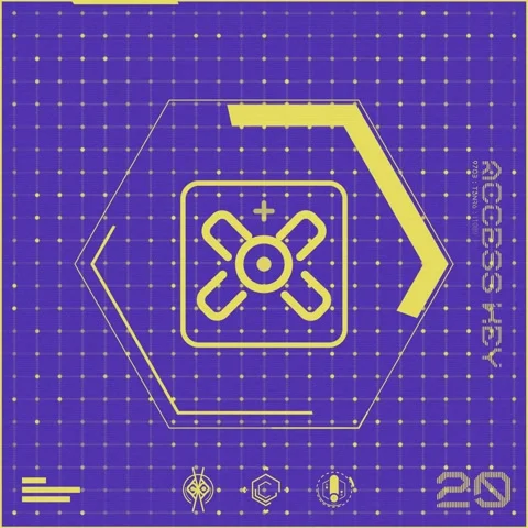 Icon Colour Dot Grid Panel 20 Video stock 294040449