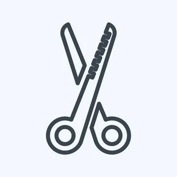 Icon Comb - Line Style Stock Illustration
