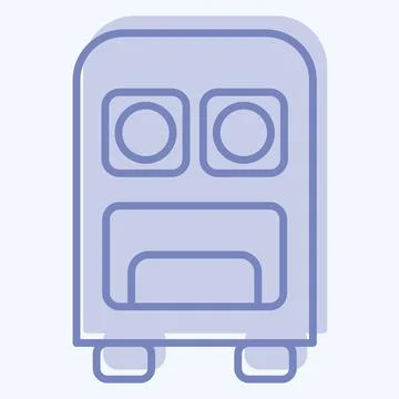 Icon Command Center. related to Military symbol. two tone style. design edi.. Stock Illustration