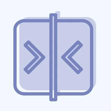 Icon Compare - Two Tone Style - Simple illustration,Editable stroke Stock Illustration