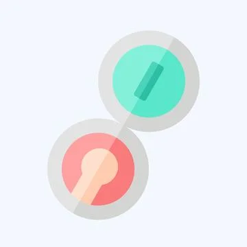 Icon Compass. related to Backpacker symbol. flat style. simple design edita.. Stock Illustration