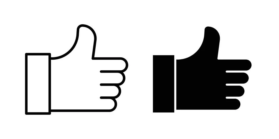 Like icon concept. best for web design Stock Illustration