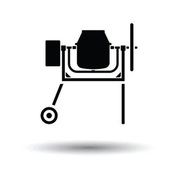 Icon of Concrete mixer Stock Illustration