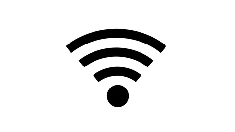 Icon connection to the wifi. Stock Footage 126309476
