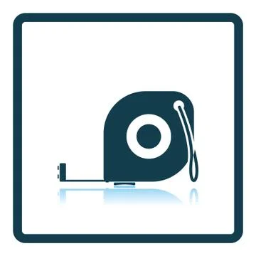 Icon of constriction tape measure Stock Illustration