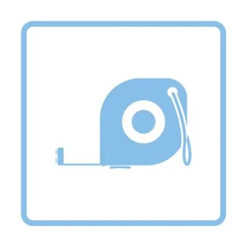 Icon of constriction tape measure Stock Illustration