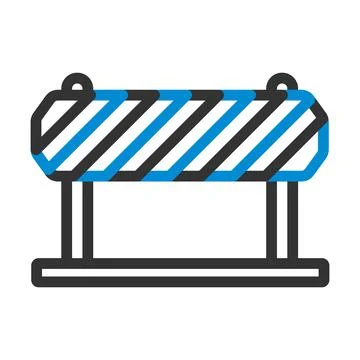 Icon Of Construction Fence イラスト素材
