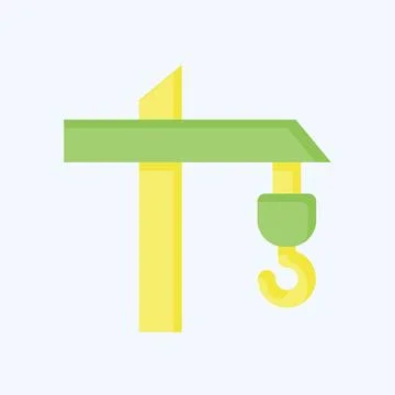 Icon Construction. related to Development symbol. flat style Stock Illustration