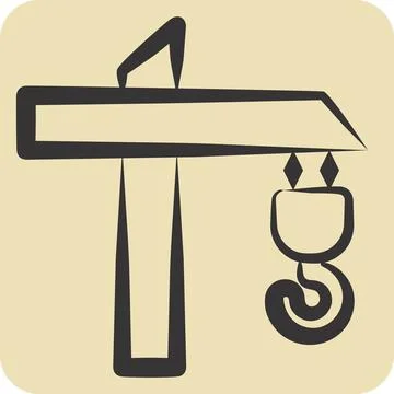 Icon Construction. related to Development symbol. hand drawn style Stock Illustration