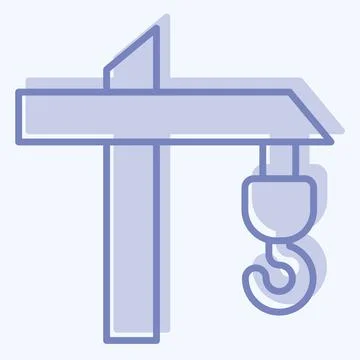 Icon Construction. related to Development symbol. two tone style Stockillustratie