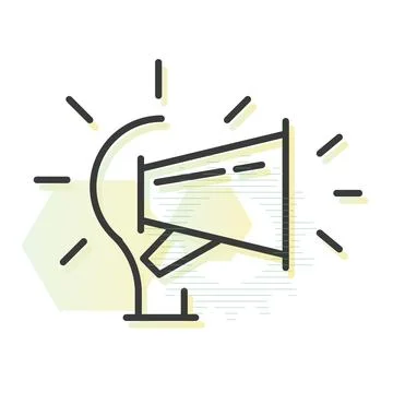 Icon - Creative Idea Marketing - Illustration Illustrazione stock