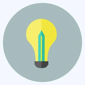 Icon Creative Process. suitable for digital web symbol. flat style. simple de Stock Illustration