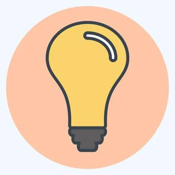 Icon Creativity. suitable for Community symbol. color mate style. simple desi Stock Illustration