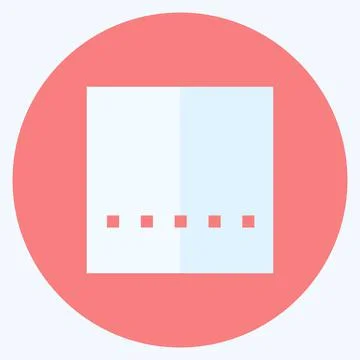 Icon Crop Original - Flat Style - Simple illustration,Editable stroke イラスト素材