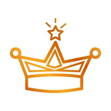 Icon - Crown 01 010D Stock Illustration
