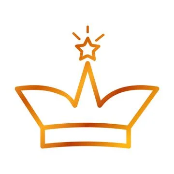 Icon - Crown 01 03D Stock Illustration