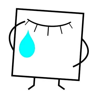 Icon crying face Stock Illustration