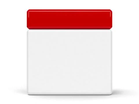 Icon cubes calendar #2 Stock Illustration